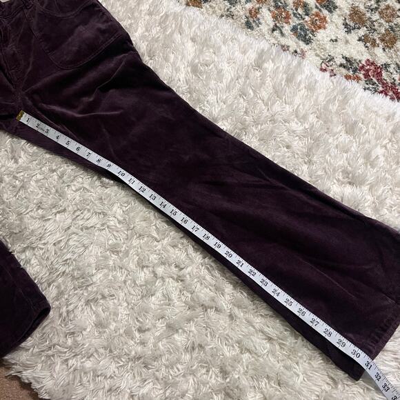 Pilcro Plum Purple The Icon Flare Corduroy Pants Size 31 - Picture 9 of 9